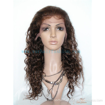 Curly 4# 18inch Lace Wigs